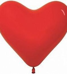 Латексный шар - Красное сердце - 35 см