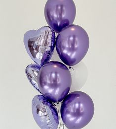 Сет шаров "Violet Mood" в фиолетовых тонах