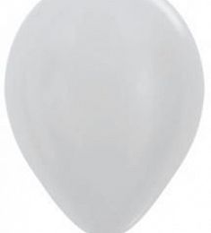Латексный шар - Металлик серебряный - 30 см