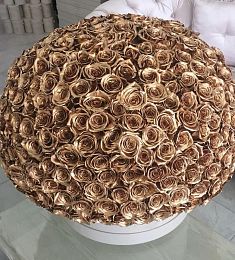 Коробка "Maison с золотой розой"