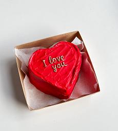 Бенто-торт "I love you" сердце