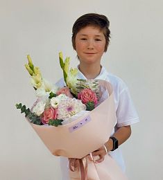 Букет "Звонок для учителя"