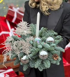 Настольная композиция №1 из нобилиса и игрушек 