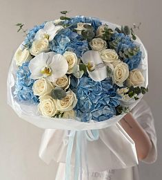Букет "Айс Блю"
