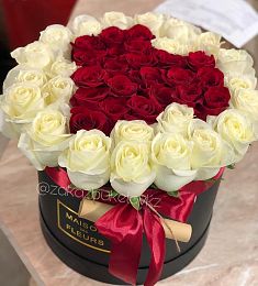 Коробочка с розами "Сердце"